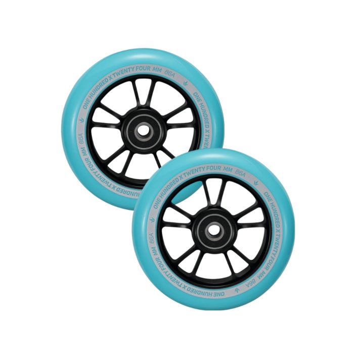 BLUNT SCOOTERS Wheels 10 Spokes 100mm Noir/Turquoise