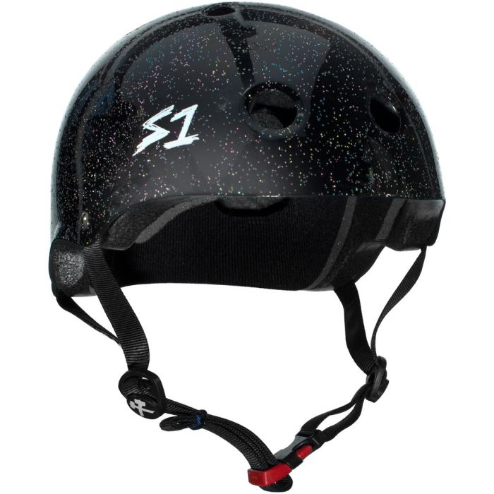 S-ONE Helmet Mini Lifer Black Gloss Glitter