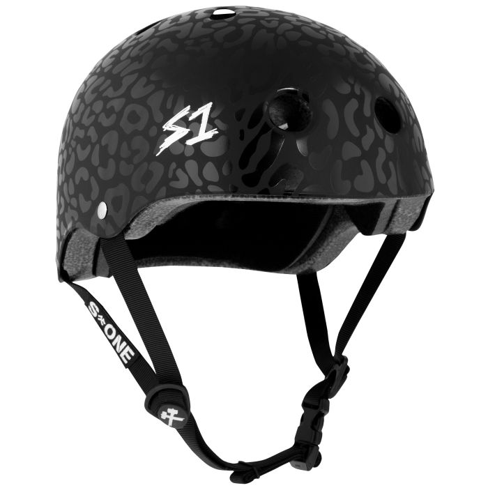 S-ONE Helmet Lifer Black on Black Leopard Matte - M