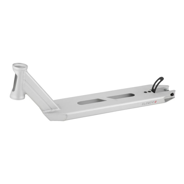 DRONE SCOOTER Deck DRONE Element 2 Feather-Light - 4.5" X 19” - Silver