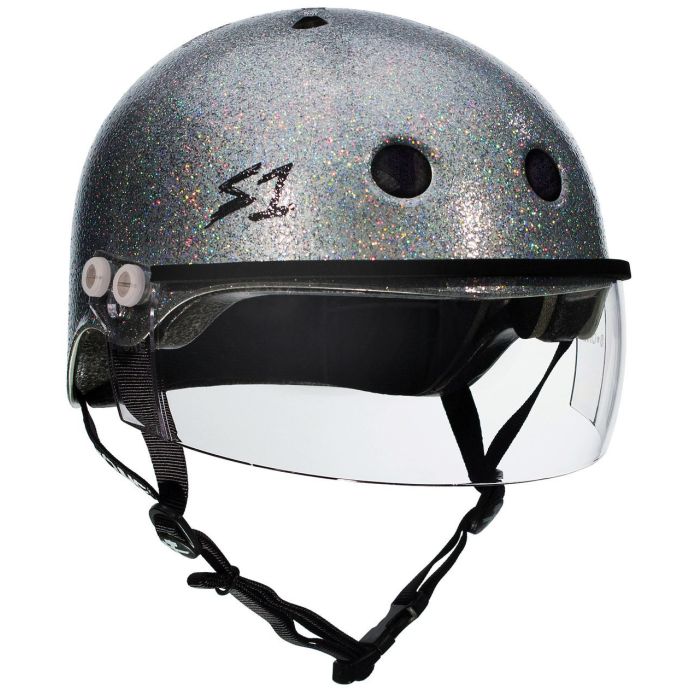 S-ONE Helmet Lifer Visor Silver Glitter - XL