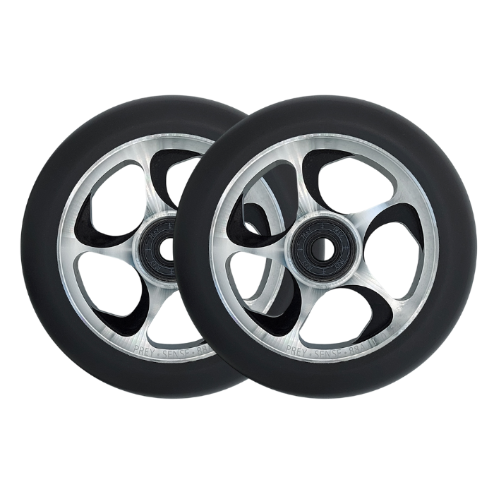PREY Wheels 110mm X 30mm Sense Black/Raw (X2)